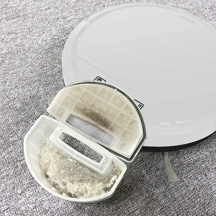 Smart Home Robot Vacuum Mop Combo, Tuya Smart App Control, 2500Pa Powerful Suction with Anti-Drop Sensors, Auto-Self Charging, 3-in-1 Sweeping/Suction - Image