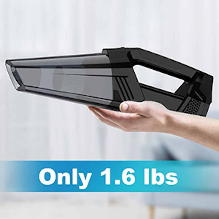 90W Cordless Handheld Vacuum: 7500PA Strong Suction for Car, Home & Office | Portable Deep Cleaner with LED Light - Image