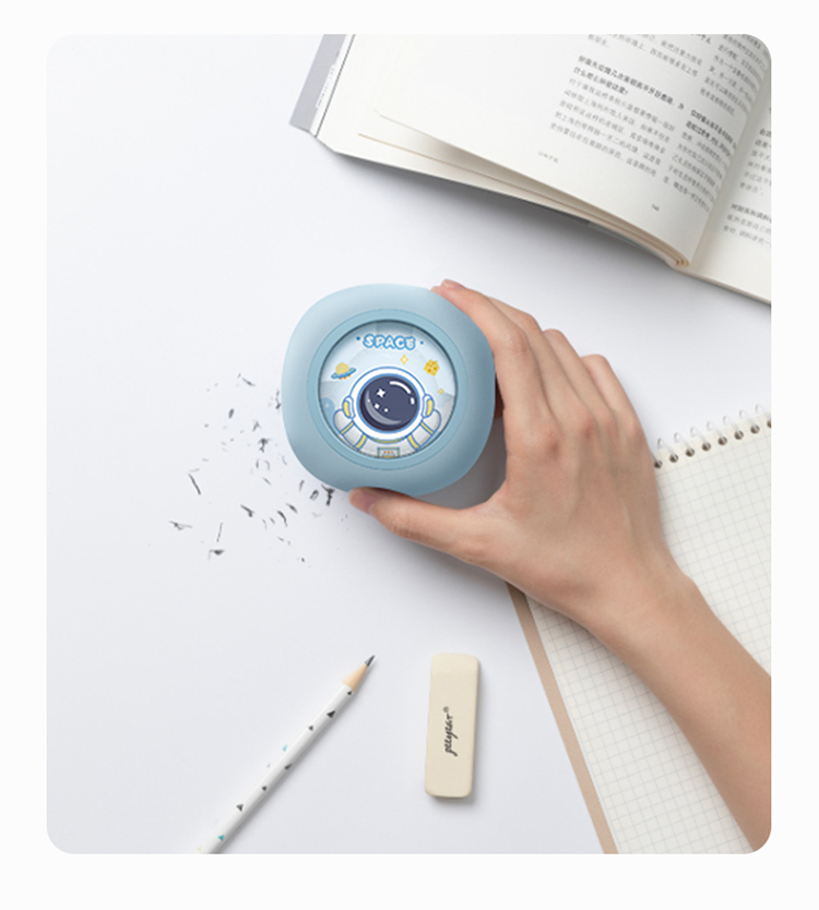 echargeable Desktop Vacuum Cleaner - Portable Mini Dust Sweeper for Keyboard, Office Home & Car, High Suction Cordless Crumb Cleaner - Image