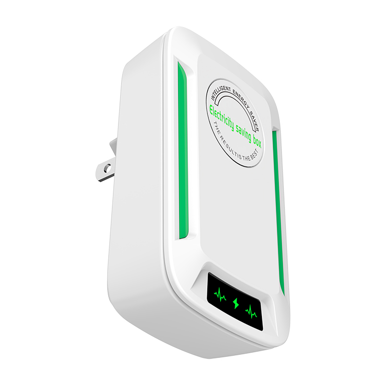Smart Home Power Saver Device - Eco-Friendly Energy Consumption Reducer, US/EU Plug Compatible for Household Appliances - Image