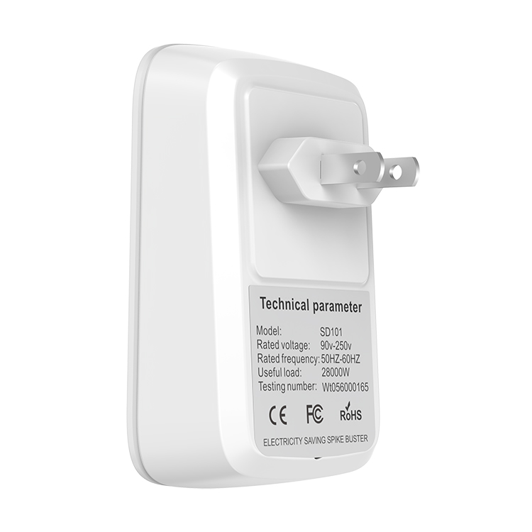 Smart Home Power Saver Device - Eco-Friendly Energy Consumption Reducer, US/EU Plug Compatible for Household Appliances - Image