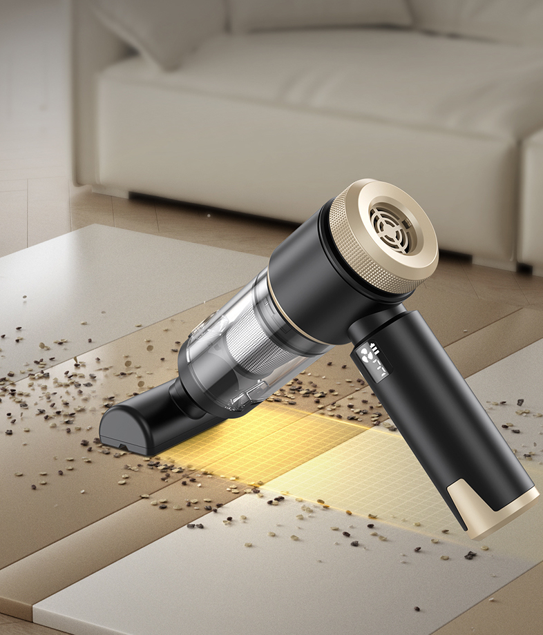 Professional Cordless Handheld Vacuum,16000Pa Brushless Motor & Digital Display
