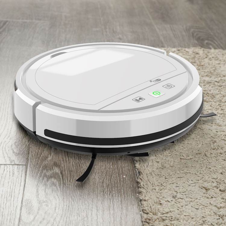 Smart Home Robot Vacuum Mop Combo, Tuya Smart App Control, 2500Pa Powerful Suction with Anti-Drop Sensors, Auto-Self Charging, 3-in-1 Sweeping/Suction - Image
