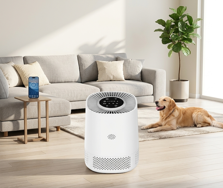 Rubot Smart Air Purifier for Home Large Room - H13 True HEPA Filter for Wildfire Smoke, Pets & Allergies, 1200ft² Coverage