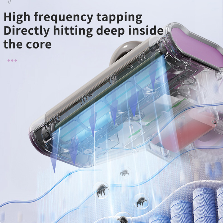 Professional Bed Vacuum Cleaner with LED Display & 70°C Dehumidification - High Suction Mite Remover - Image
